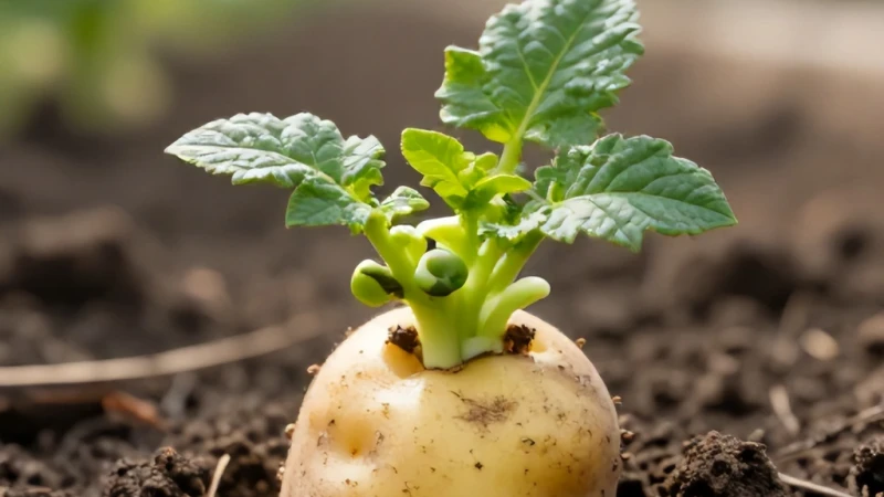 Patates Yumrusundan Yeşil Filiz Nasıl Çıkar?
