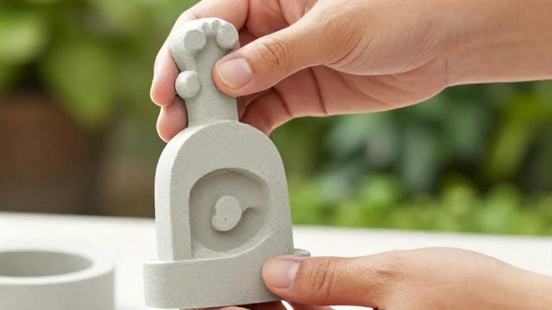 Beton Bahçe Süsü Objesi Kalıptan Nasıl Çıkar?