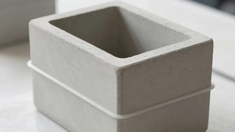 Beton Saksı Objesi Plastik Kalıptan Nasıl Çıkar?