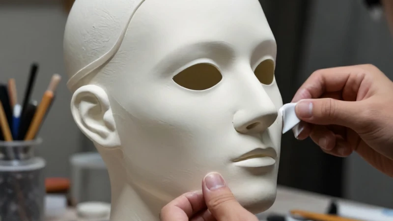 Lateks Maske Tasarımı Alçı Kalıptan Nasıl Çıkar?