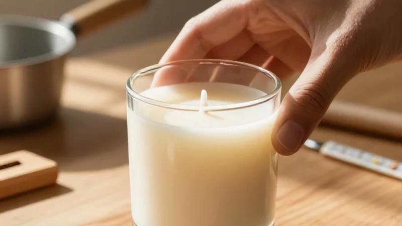 Soya Mumu Cam Bardak Kalıbından Nasıl Çıkar?