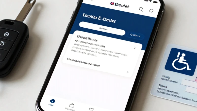E-Devlet Üzerinden Barkodlu Engelli Araç Kartı Nasıl Çıkar?