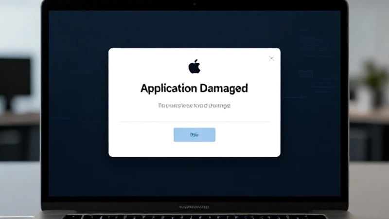 Mac Uygulama Hasar Görmüş Nasıl Çözülür?