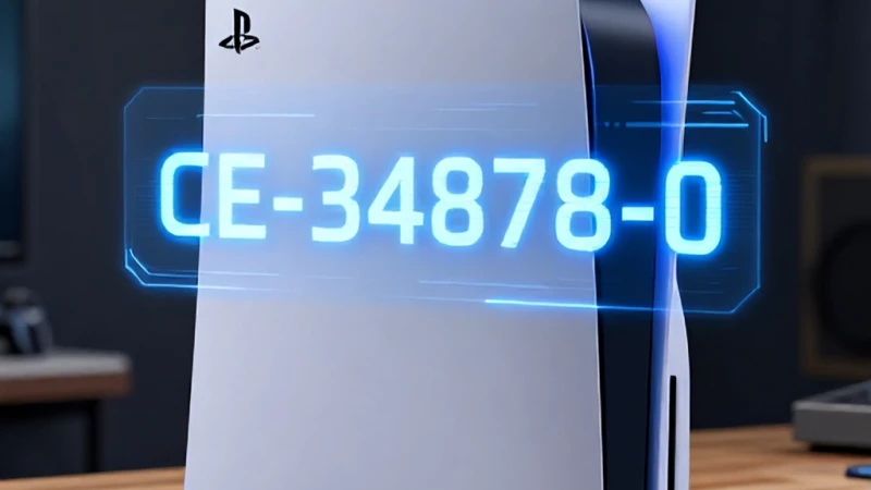 PS4 Hata Kodu CE-34878-0 Nasıl Çözülür?
