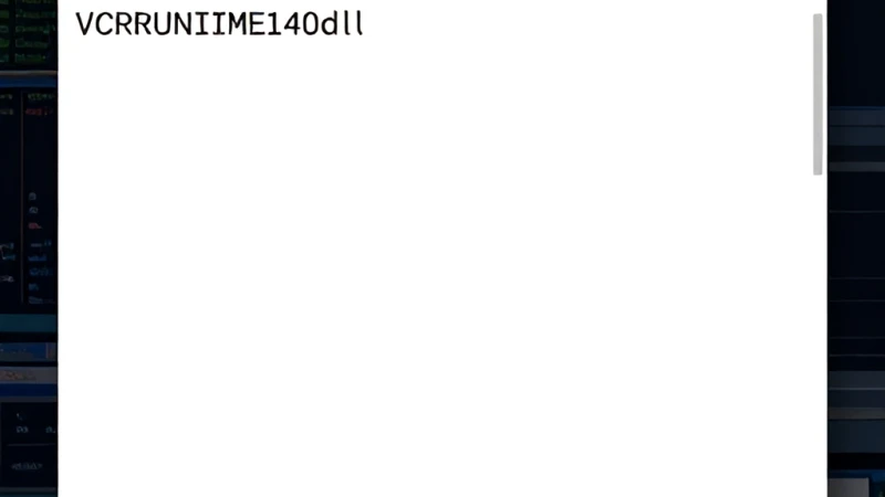 Windows VCRUNTIME140 dII Eksik Hatası Nasıl Çözülür?