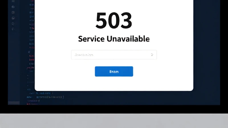 WordPress 503 Service Unavailable Nasıl Çözülür?
