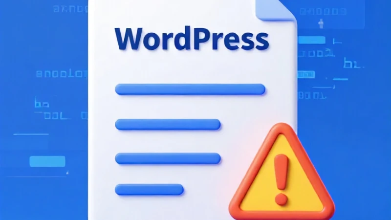 WordPress Otomatik Kaydetme Hatası Nasıl Çözülür?