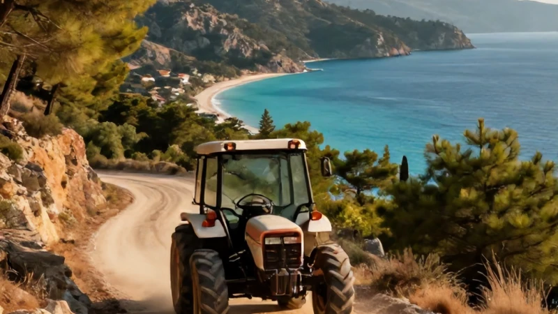 Kabak Koyuna Sapağından Yerel Traktörle Nasıl Gidilir?