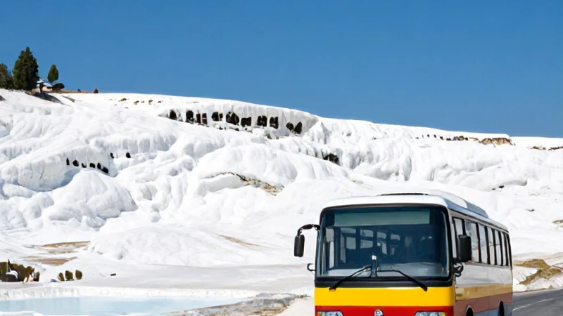 Pamukkale Travertenlerine Denizliden Minibüsle Nasıl Gidilir?