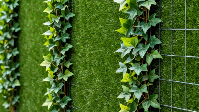 Bahçeye Yapay Sarmaşık Ve Çit Panel Nasıl Yapılır?
