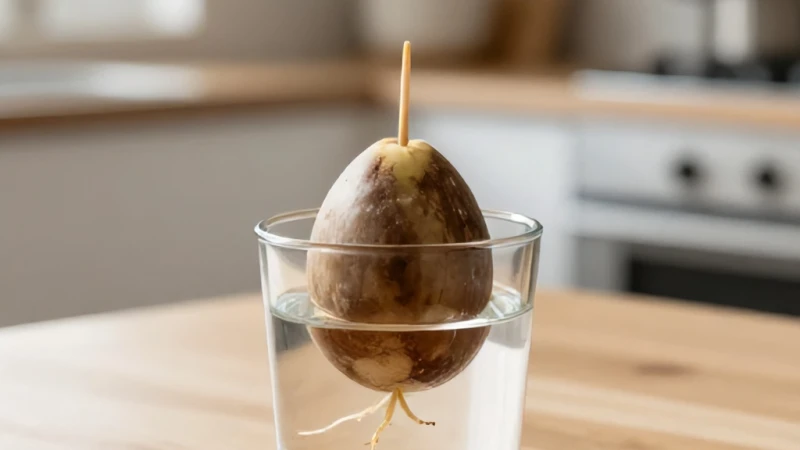 Avokado Çekirdeği Suda Köklendirme İşi Nasıl Yapılır?