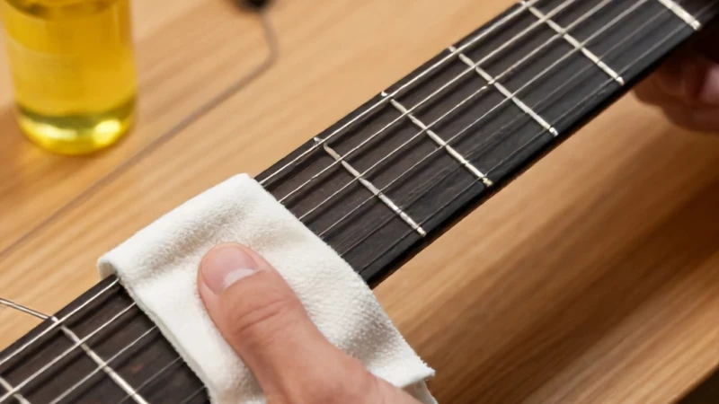 Klasik Gitar Klavye Temizliği Ve Limon Yağı Nasıl Yapılır?