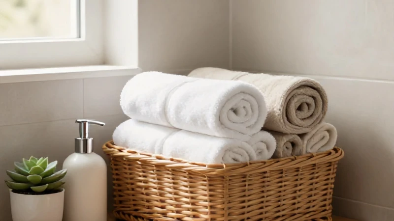 Banyo Havluluk Köşesi Sepet Düzeni Nasıl Yapılır?