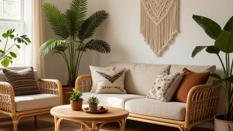 Boho Chic Ev Dekorasyon Stili Kurulumu Nasıl Yapılır?
