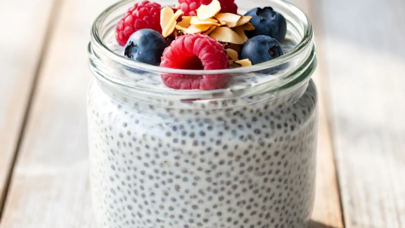 Diyet chia Tohumlu Puding Hazırlığı Nasıl Yapılır?