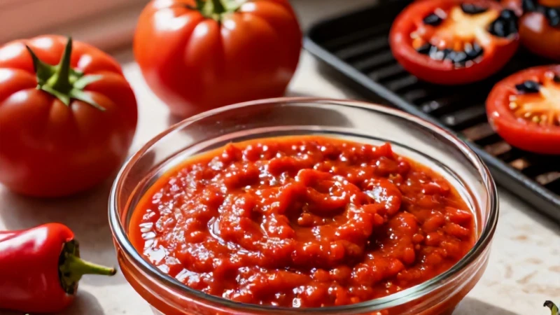 Dondurucuya Kışlık Köz Biberli Domates Nasıl Yapılır?