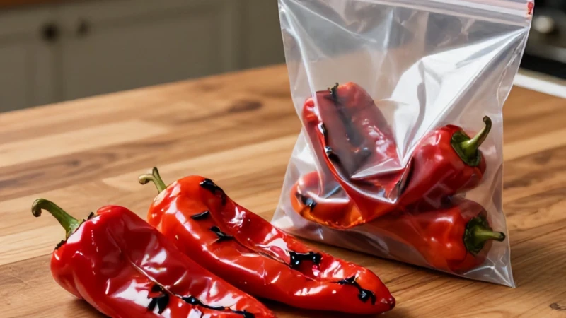 Dondurucuya Kışlık Közlenmiş Biber Nasıl Yapılır?