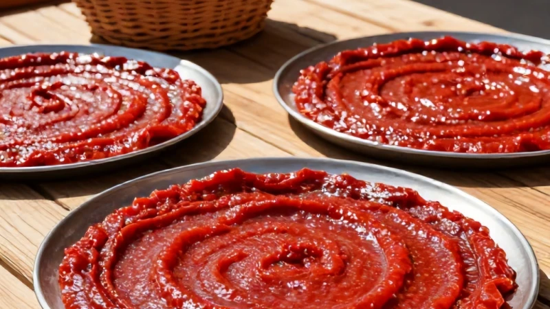 Kışlık Domates Salçası Yapımı Güneşte Nasıl Yapılır?