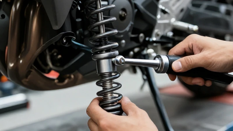 Motosiklet Ayaklık Ve Yay Değişimi Nasıl Yapılır?