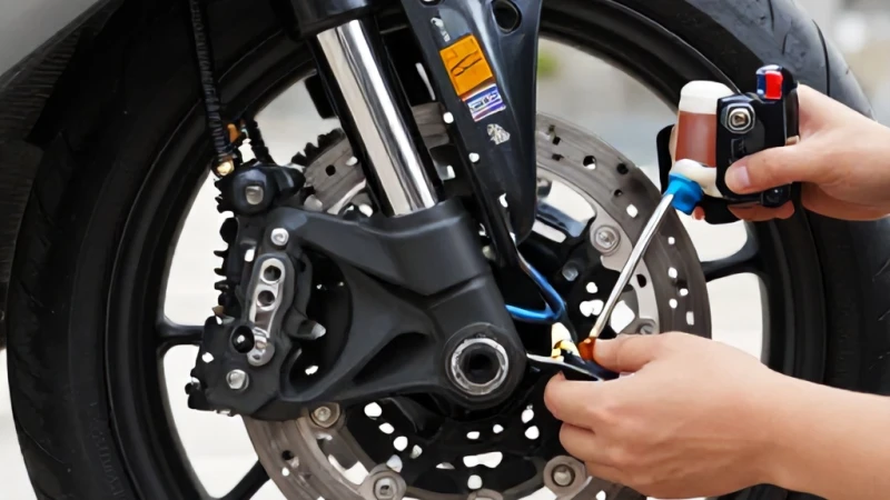 Motosiklet Fren Hidroliği Değişimi Nasıl Yapılır?