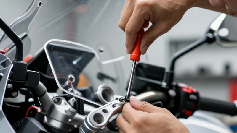 Motosiklet Ön Cam Siperlik Montajı Nasıl Yapılır?