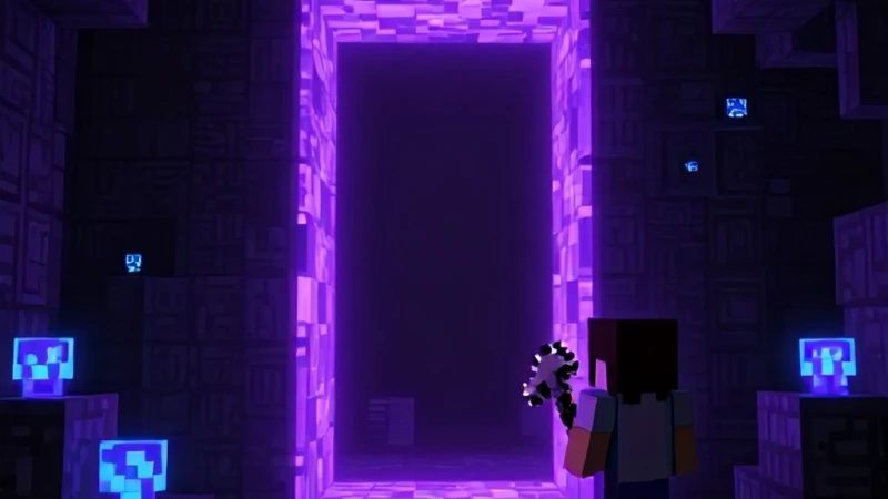 Minecraft Nether Portalı Yapımı Ve Elmas Bulma Nasıl Yapılır?
