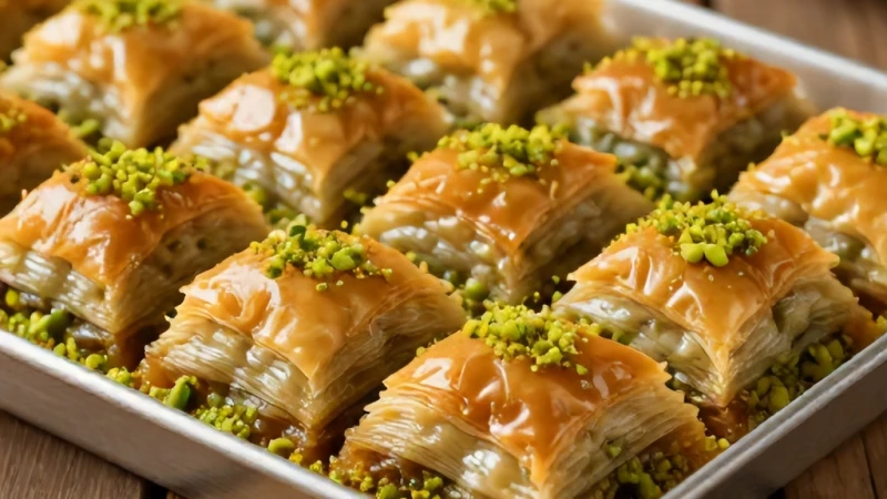 Ev Yapımı Çıtır Çıtır Şerbetli Baklava Nasıl Yapılır?