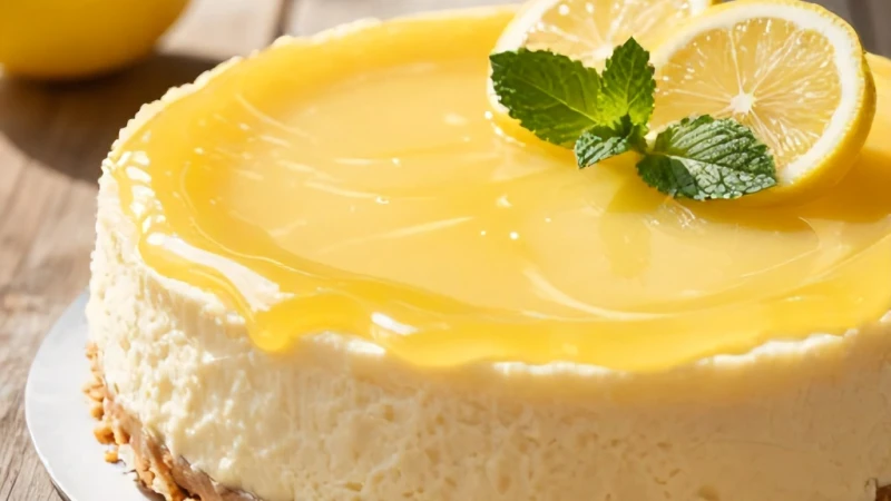 Ev Yapımı Limonlu Ve Soslu Cheesecake Nasıl Yapılır?