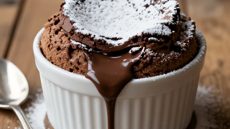 İçi Akışkan Çikolatalı Sufle Yapımı Nasıl Yapılır?